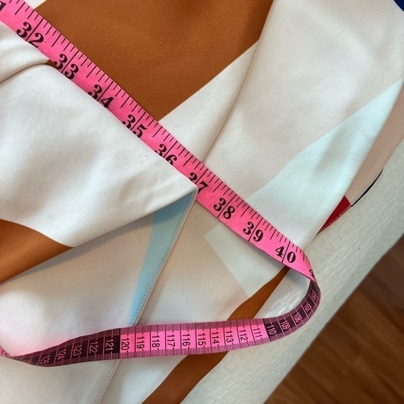 C/MEO Collective Vibrant Strapless Hi-Low Midi Dress In Color Block Dress Size S - Picture 13 of 16